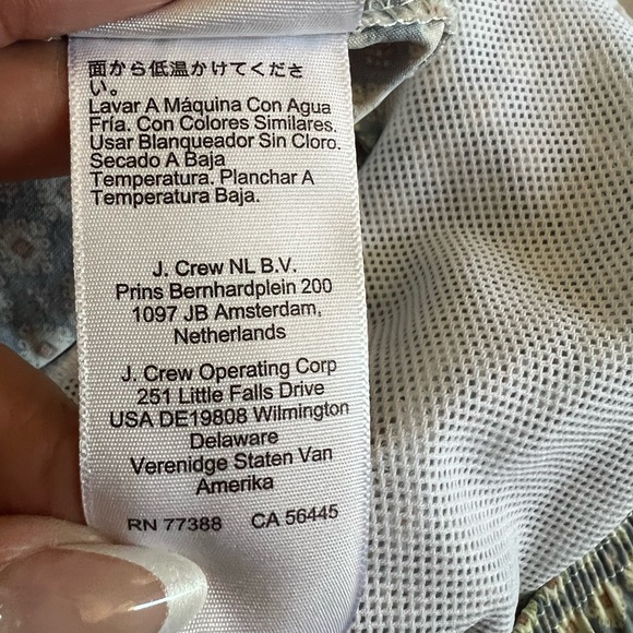 J.Crew 6'' stretch swim trunk in print with ECONYL nylon Size XL - Picture 9 of 10